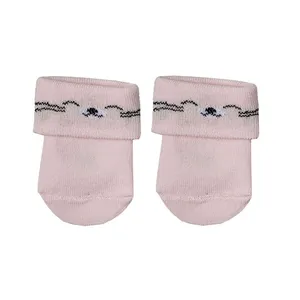 جوراب نوزادی مدل لب برگرد کد 6