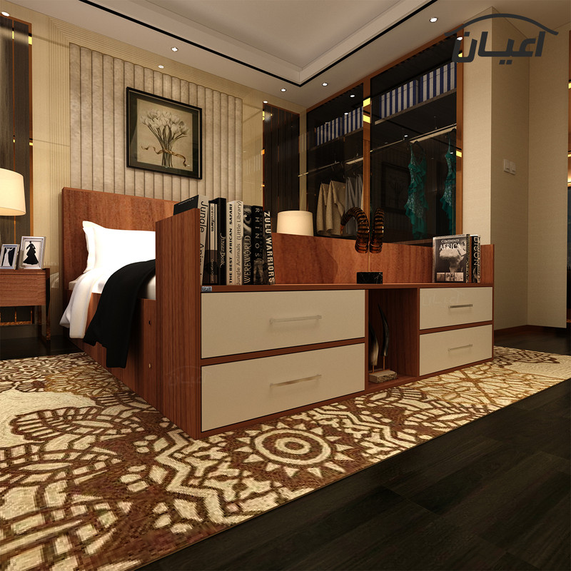 تخت خواب دونفره اعیان مدل FH361 سایز 160x200 سانتی متر