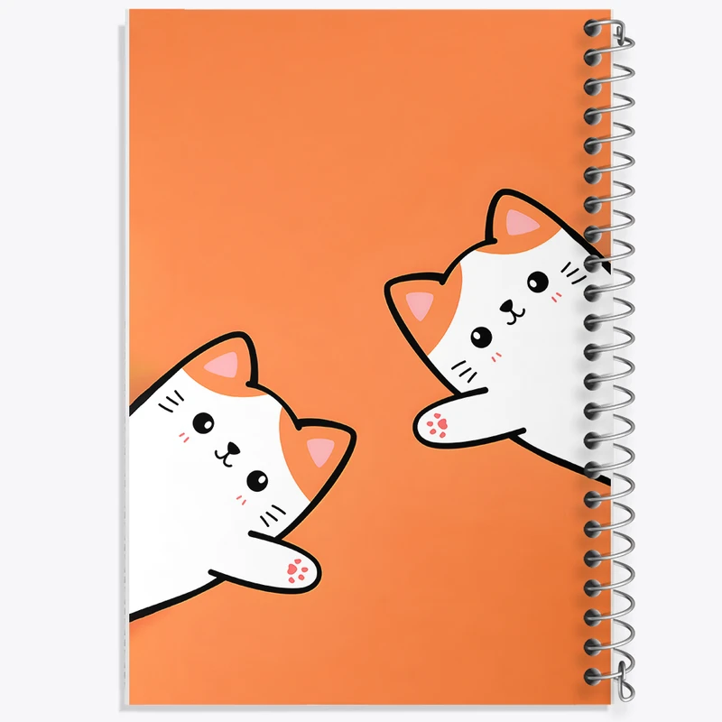 دفتر نقاشی 50 برگ خندالو طرح گربه های بامزه کد N5274