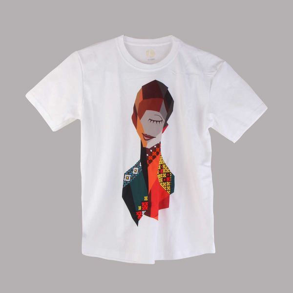 تی شرت سوزن دوزی زنانه آرانیک مدل بلوچ کد 1213400024