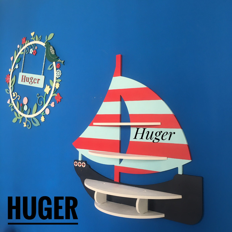 شلف دیواری اتاق کودک مدل g20