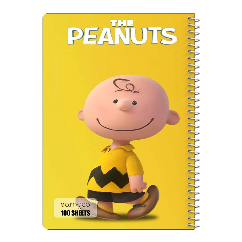 دفتر مشق 100 برگ سیمی کارنیکا طرح فیلم بادام زمینی ها The Peanuts کد 70508