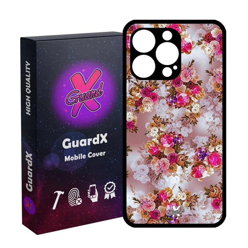 کاور گارد ایکس طرح گل مدل Glass10333 مناسب برای گوشی موبایل اپل iPhone 13 Pro