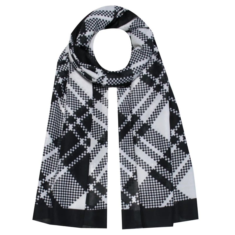 شال زنانه آنالیا مدل نخی پترن هندسی اسپرت کد 10075