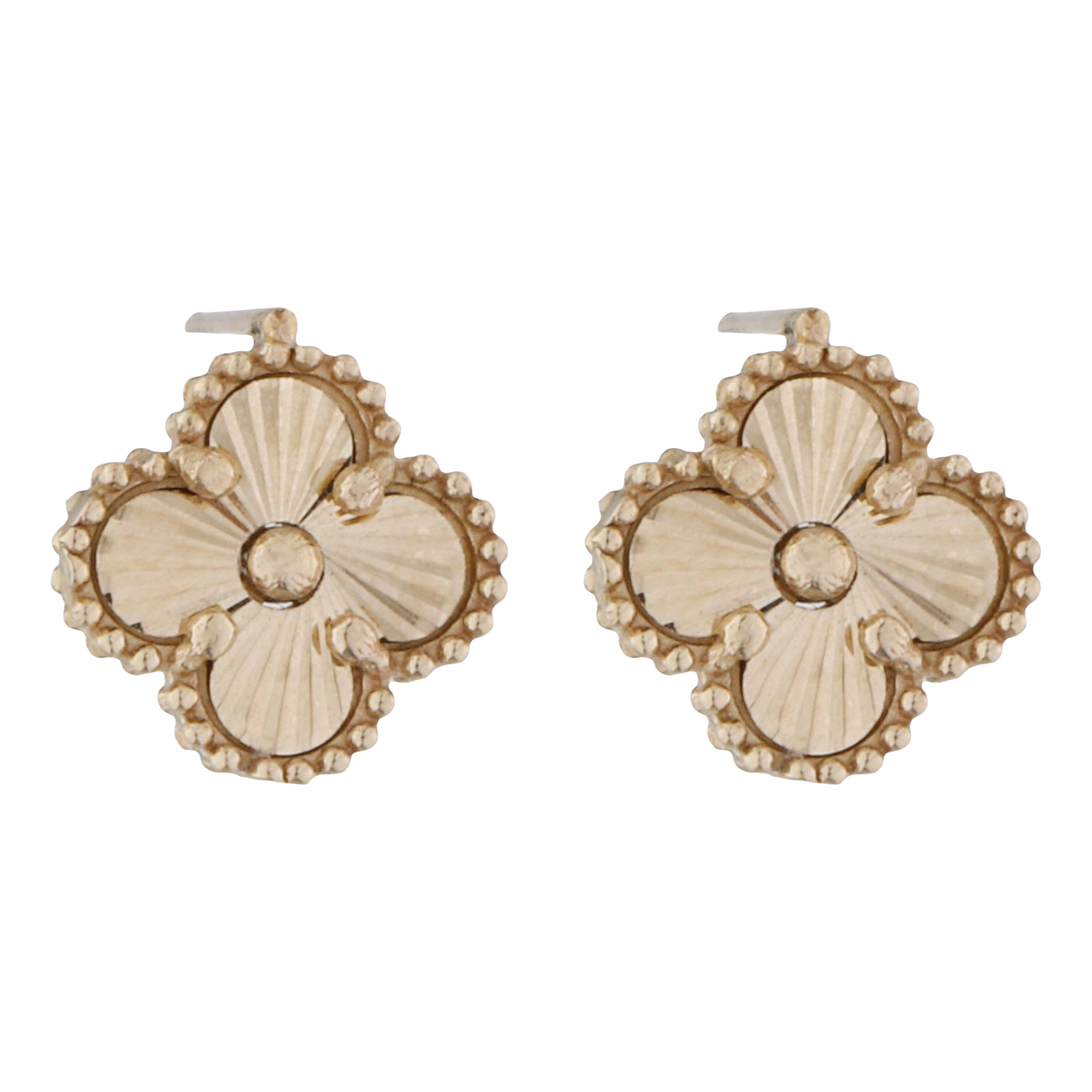 گوشواره طلا 18 عیار زنانه دلبر مدل ونکلیف