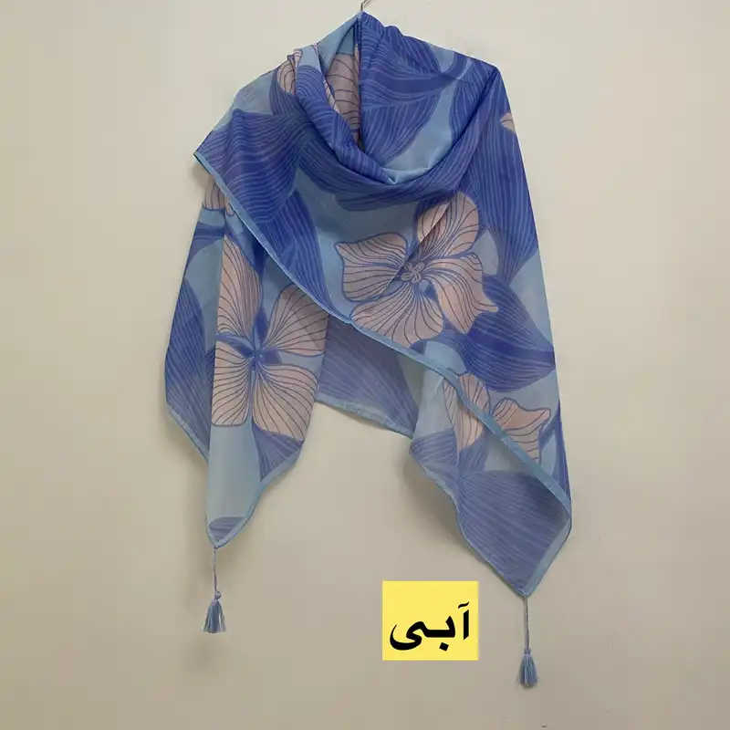 روسری زنانه مدل نخی هاوایی منگوله دار کد 1001