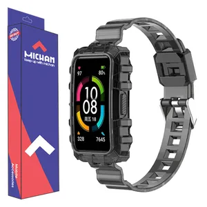 بند میچان مدل G-SHOCK مناسب برای ساعت هوشمند شیائومی Mi band 7 Pro