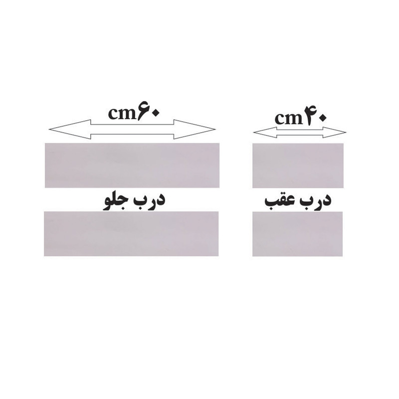 برچسب رکاب درب خودرو مدلwh1 بسته 4 عددی