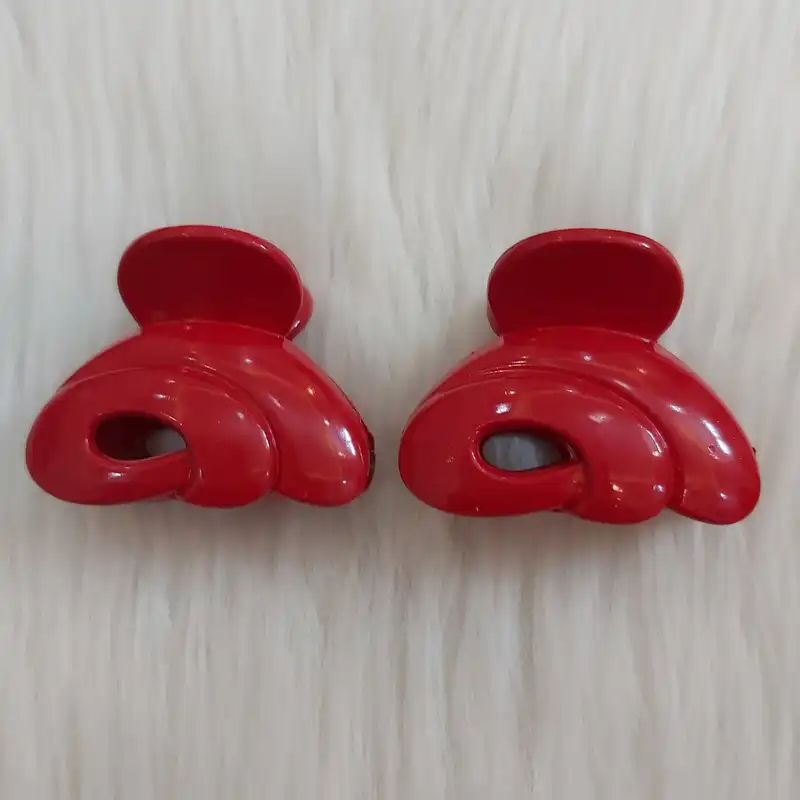 کلیپس مو زنانه طرح قو کد clp271 بسته 2 عددی