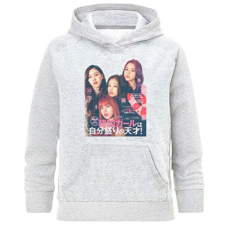 هودی زنانه طرح بلک پینک مدل Z759