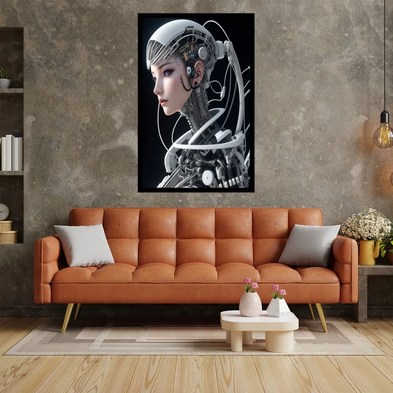 تابلو بکلیت طرح فناوری و تکنولوژی  ربات انسان نما مدل B-bu5202