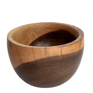 کاسه چوبی  مدل گرد