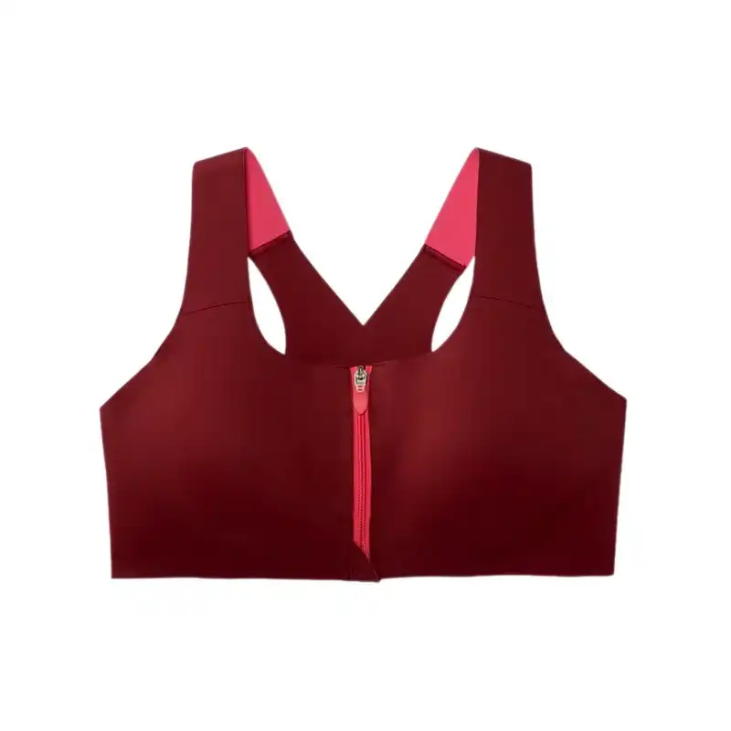 نیم تنه ورزشی زنانه بروکس مدل dare zip run bra 350075611