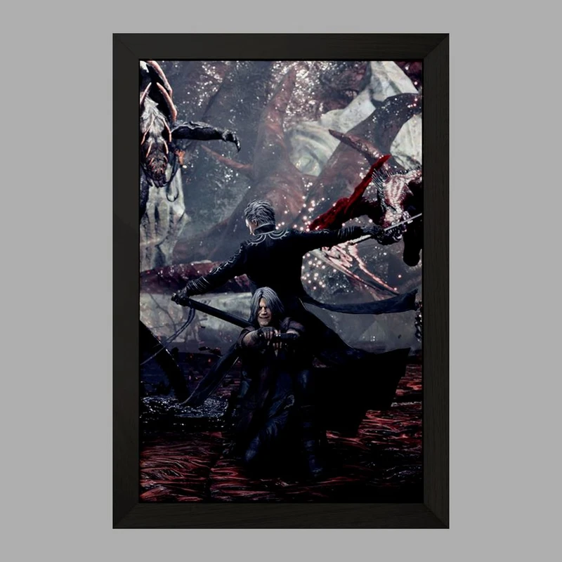 تابلو خندالو مدل بازی دویل می کرای Devil May Cry کد 30208