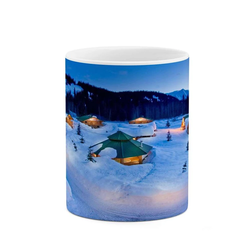 ماگ کاکتی مدل منظره برفی کد mgh14965