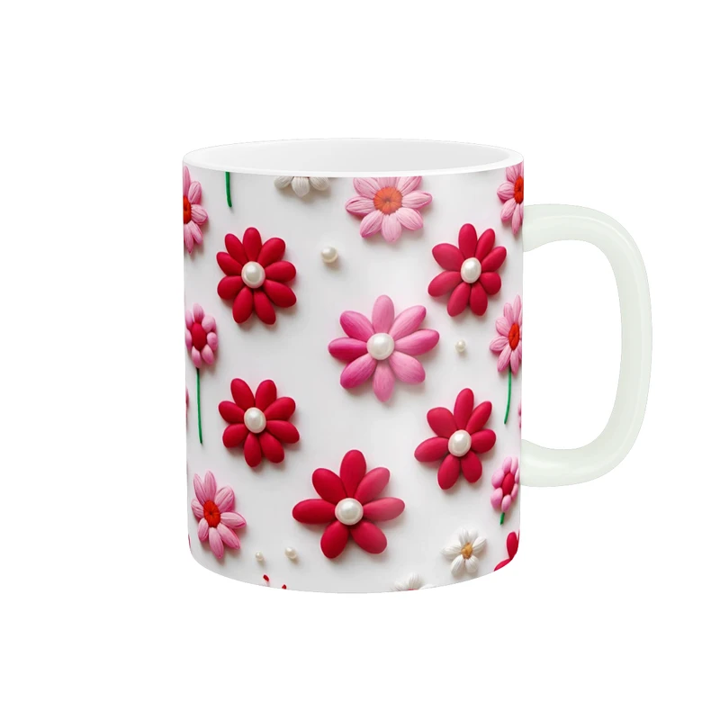 ماگ پاد آفرین طرح گل کد 3148