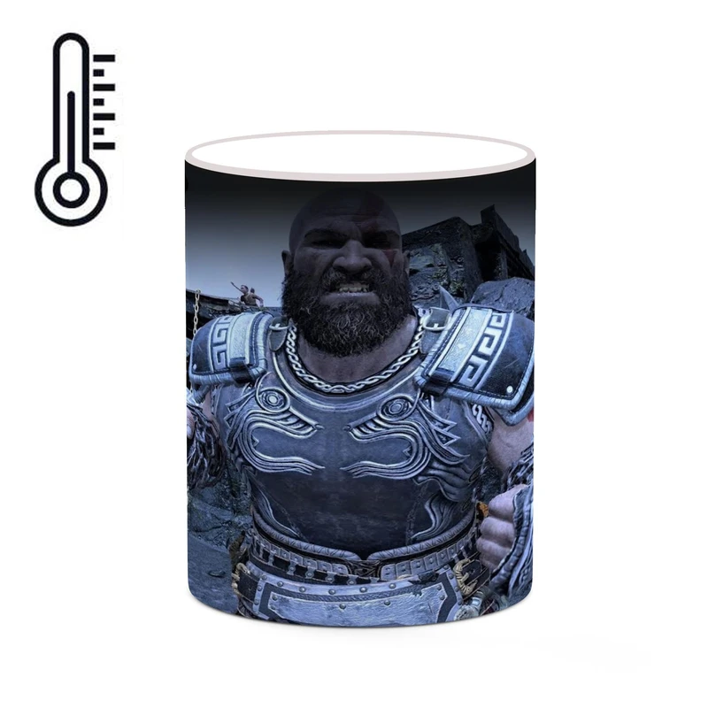 ماگ حرارتی کاکتی طرح گاد آف وار God Of War مدل mgh40670