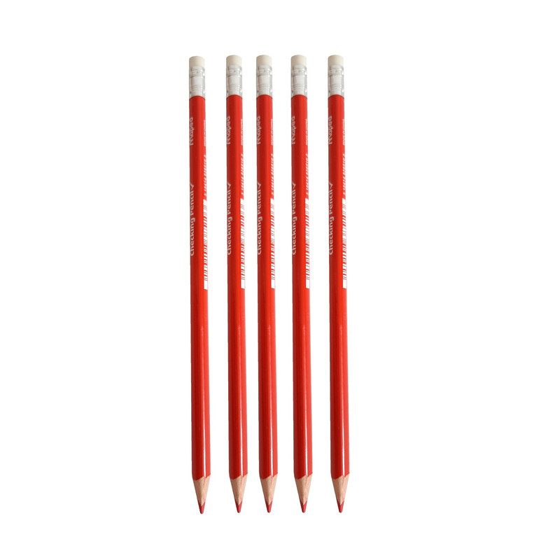 مداد قرمز مپد مدل Checking Pencil بسته 5 عددی مداد قرمز مپد مدل Checking Pencil بسته 5 عددی
