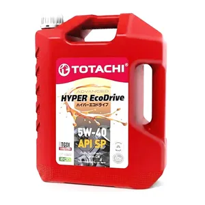 روغن موتور خودرو بنزینی، توربوشارژ، تنفس طبیعی توتاچی مدل Hyper Eco Drive 5w-40 SP 5W-40 حجم 4 لیتر