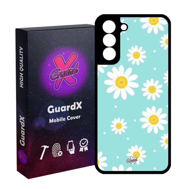 کاور گارد ایکس طرح گل مدل Glass10646 مناسب برای گوشی موبایل سامسونگ Galaxy S21 FE