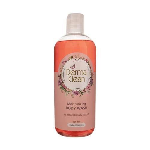 شامپو بدن درماکلین مدل Peach Blossom حجم 500 میلی لیتر 