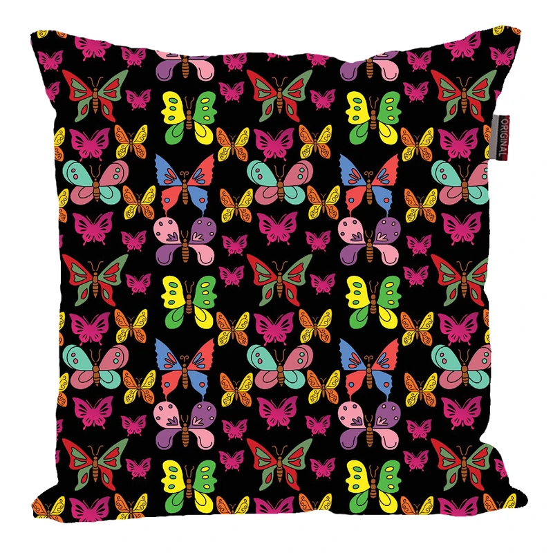 کوسن ناریکو مدل فانتزی طرح پروانه کد 0531