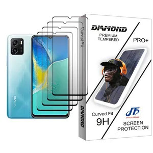JF Diamond Glass4 Ceramics Screen Protector For  Y15s Pack Of 4