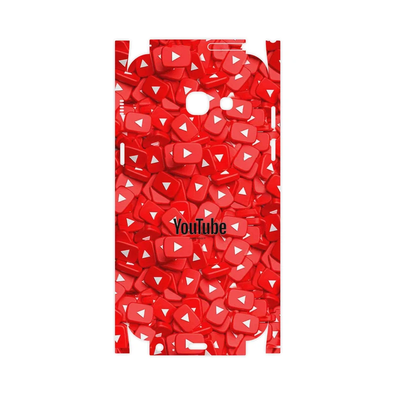 برچسب پوششی ماهوت مدل Youtube-FullSkin مناسب برای گوشی موبایل سامسونگ Galaxy A3 2017