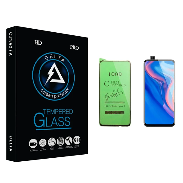 محافظ صفحه نمایش سرامیکی دلتا مدل HD مناسب برای گوشی موبایل هوآوی Y9 Prime 2019