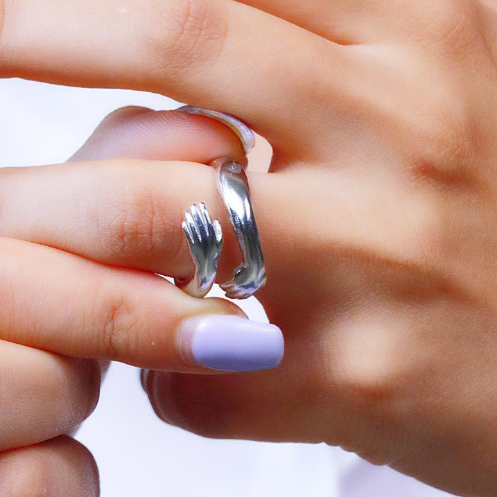 انگشتر نقره زنانه جی تی ای مدل 2041