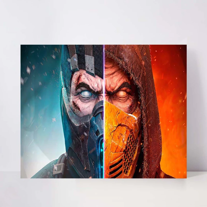 تابلو شاسی مدل scorpion mortal kombat کد S-15045