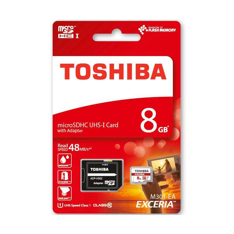کارت حافظه microSDHC مدل Exceria M301-EA کلاس 10 استاندارد UHS-I U3 سرعت 48MBps ظرفیت 8 گیگابایت کارت حافظه microSDHC مدل Exceria M301-EA کلاس 10 استاندارد UHS-I U3 سرعت 48MBps ظرفیت 8 گیگابایت