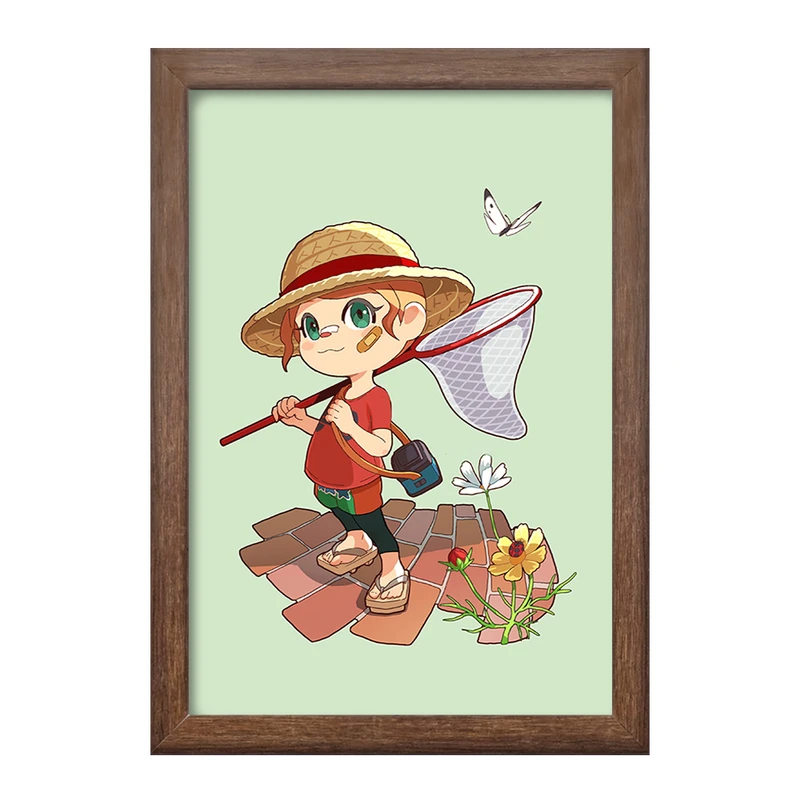 تابلو خندالو طرح بازی انیمال کراسینگ (Animal Crossing) کد 32662