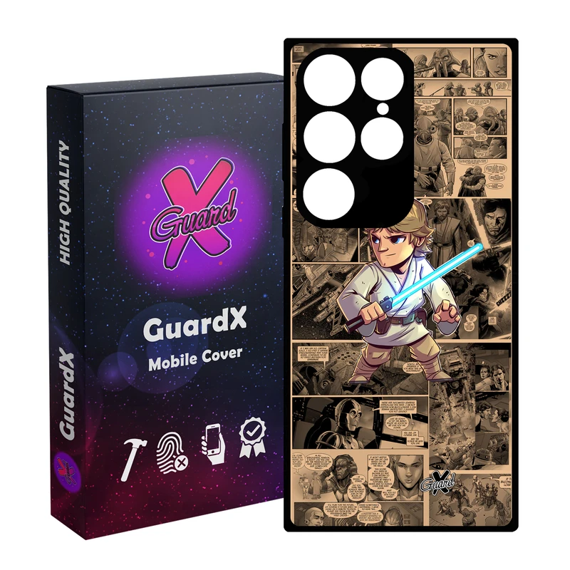 کاور گارد ایکس طرح جنگ ستارگان مدل Glass10525 مناسب برای گوشی موبایل سامسونگ Galaxy S24 Ultra