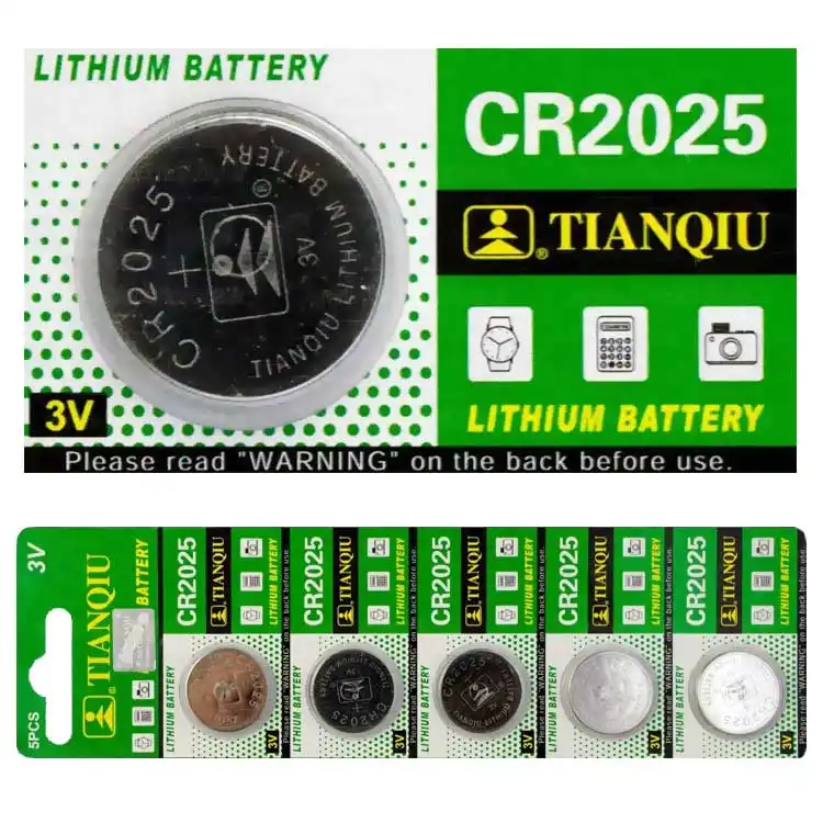 باتری سکه ای مدل JP-AB 2025 بسته 5 عددی