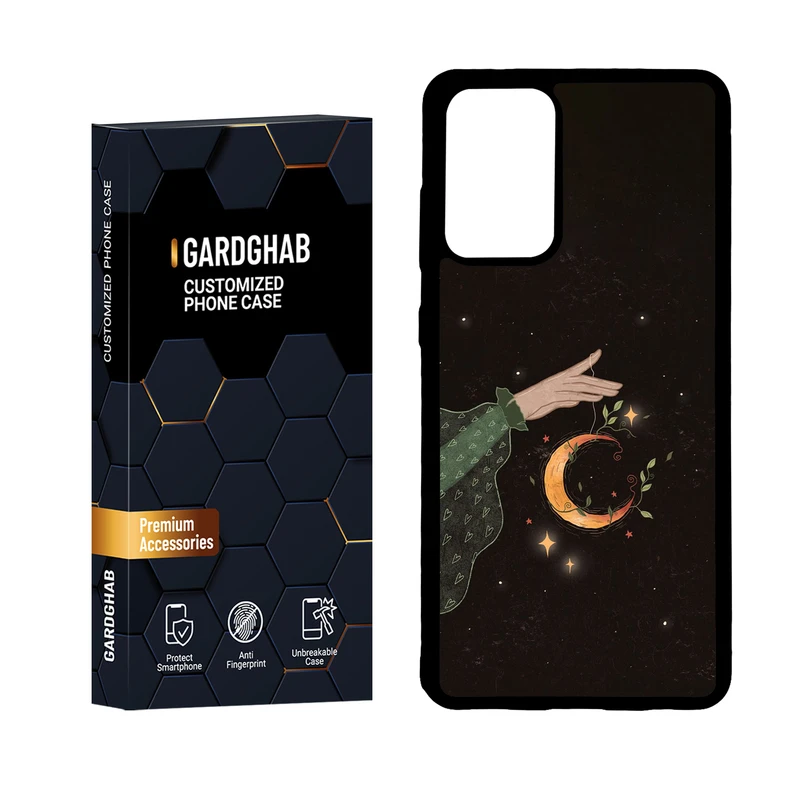 کاور گارد قاب مدل پشت گلس هنری مناسب برای گوشی موبایل سامسونگ Galaxy A72