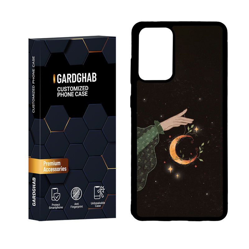 کاور گارد قاب مدل پشت گلس هنری مناسب برای گوشی موبایل سامسونگ Galaxy A72