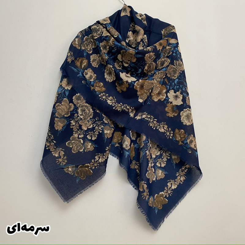 روسری زنانه مدل نخ پنبه دور ریش کد SIA10