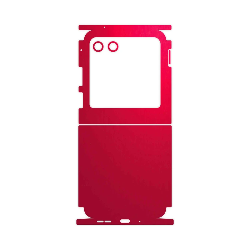 برچسب پوششی ماهوت مدل Matte-Warm-Red-FullSkin مناسب برای گوشی موبایل موتورولا Razr 40 Ultra