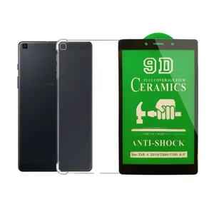 کاور مدل Fence  مناسب برای تبلت سامسونگ Galaxy Tab A 8.0 2019 LTE SM-T295 به همراه محافظ صفحه نمایش سرامیکی