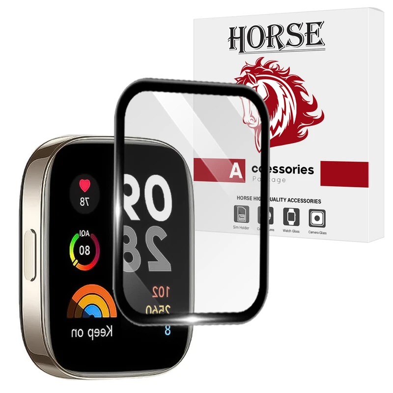 محافظ صفحه نمایش هورس مدل HWPM مناسب برای ساعت هوشمند شیائومی Redmi Watch 3