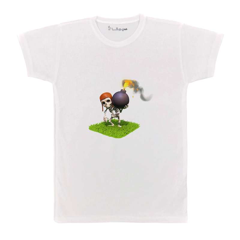 تی شرت بچگانه پرمانه طرح clash کد pmt.862