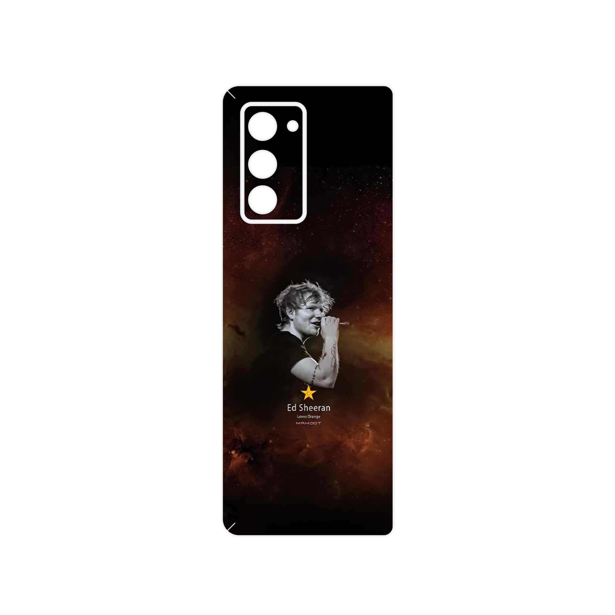 برچسب پوششی ماهوت مدل Ed Sheeran مناسب برای گوشی موبایل سامسونگ Galaxy Z FOLD 2