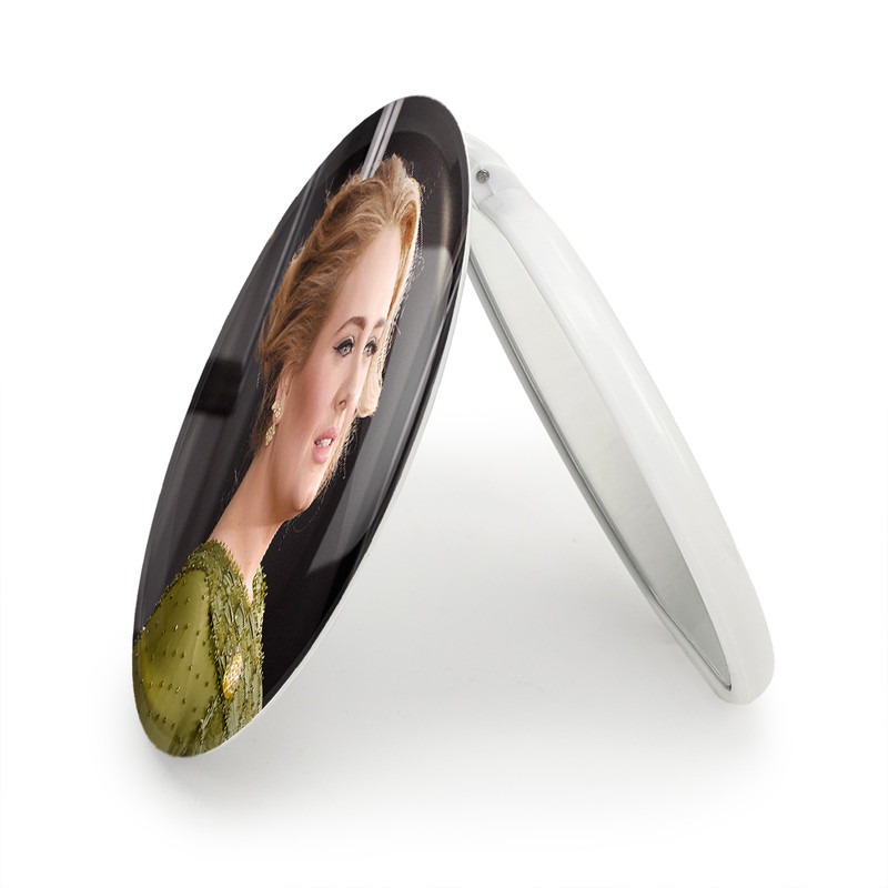 آینه جیبی خندالو طرح ادل Adele مدل تاشو کد 18997