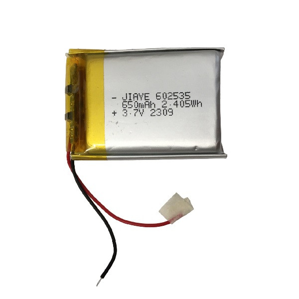 باتری لیتیومی مدل 602535 ظرفیت 650 میلی آمپر ساعت