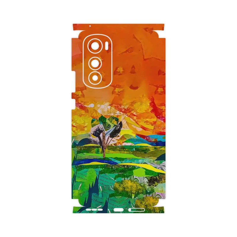برچسب پوششی ماهوت مدل Collage of Painting-FullSkin مناسب برای گوشی موبایل موتورولا Edge 30