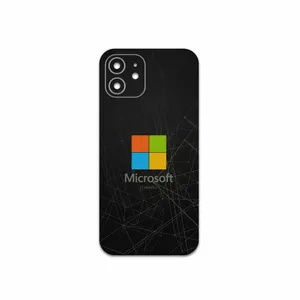MAHOOT Microsoft-Logo Cover Sticker for Apple iPhone 12