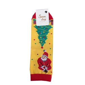 جوراب ساق کوتاه بچگانه مدل بابانوئل و درخت کد Tree-SAnta-SEVEN-13
