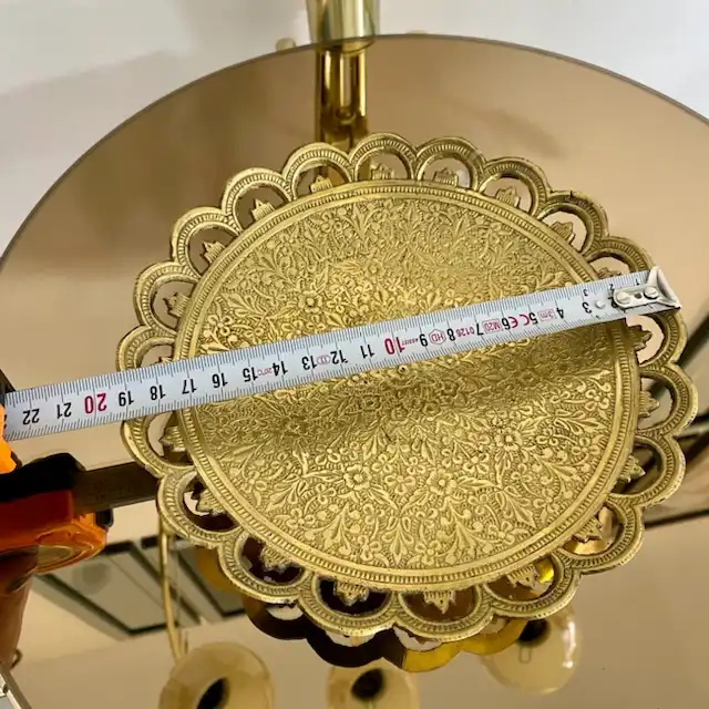 بشقاب برنجی مدل لب حلال کد 443