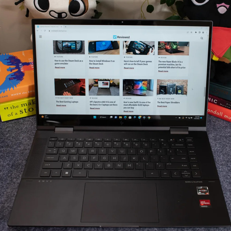 لپ تاپ 15.6 اینچی اچ‌ پی مدل Envy x360 EU1026NR-R7 5825U 8GB 2SSD Touch - کاستوم شده